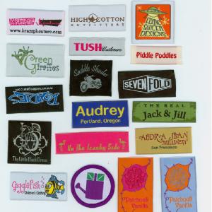 Wholesale Custom Clothing Fabric Label Tags Woven Clothing Tag Clothing Labels Customized from china suppliers