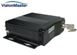 Vehicles 4 Channel Car DVR Recorder H.264 Video Compression 4G GPS CE Approval
