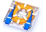 Indoor Fiber Optic Distribution Box Mini 2 Port 2 Core Fiber Wall Mount