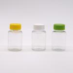 Transparent 25mL PET Plastic Bottle for Storing Medicine Tablets Safely and