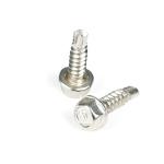 100% QC Tested Stainless Steel Hex Head Self-Drilling Screws for Steel