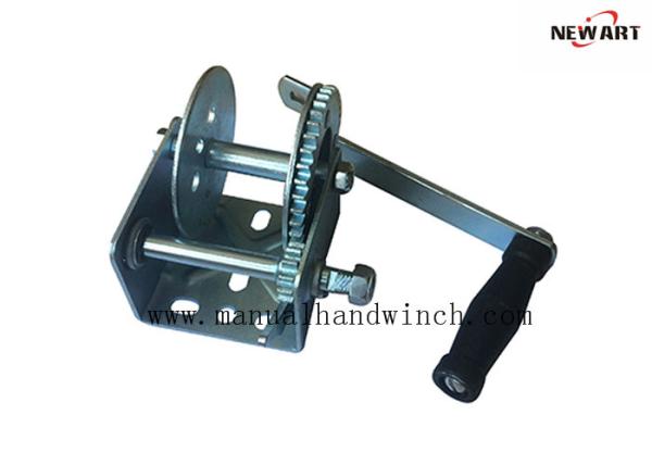 Heat Treatment Manual Winch With Brake 800lbs Small Hand Winches For Boat