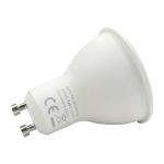 Plastic And Aluminum Material GU10 LED Light Bulb With High CRI 98 Dimmable