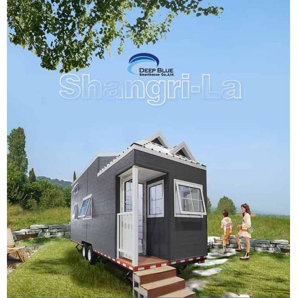Cutting-Edge Modular Prefab Tiny House: Innovative Light Steel Design On Wheel