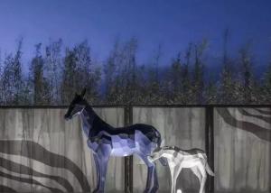 Wholesale Public Garden Animal Sculptures Decorative Stainless Steel Horse Sculpture from china suppliers