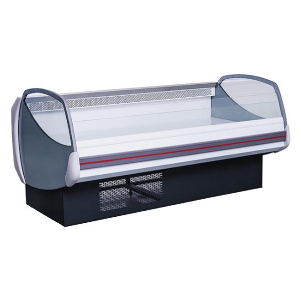 Butcher Serve Over Counter Display Fridge Fresh Meat Display Chiller High Energy