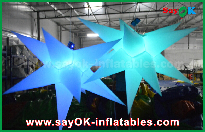 Durable Inflatable Lighting Decoration , Inflatable Star With Led Light