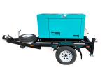 3 Phase 4 Wire 450A 250KW Water Cooled Diesel Generator Trailer type with