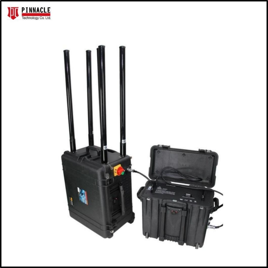 Portable Pelican Anti-Drone Anti-Uav Counter Done Jammer for Blocking GPS-1.5g WiFi-2.4G /5.8g