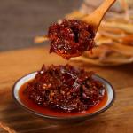 Tender Bamboo Shoot Chinese Spicy Chilli Sauce Chopped Healthy Food