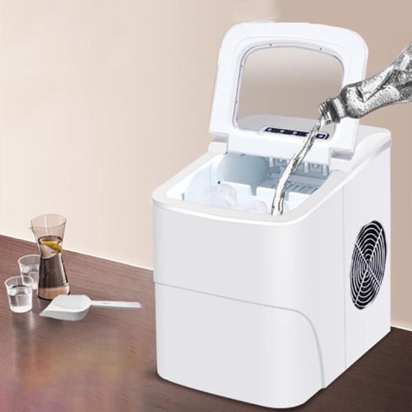 Automatic Stainless Steel Portable Nugget Ice Maker for Home High Capacity 105w Power 15kgs/24hrs Ice Making Capacity