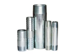 Wholesale Hot Dipped Galvanized HDG Barrel Nipple With NPT BSPT from china suppliers