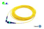 MTP Trunk Cable 12 Fibers Elite MTP female to MTP female 3.0mm LSZH Yellow cable