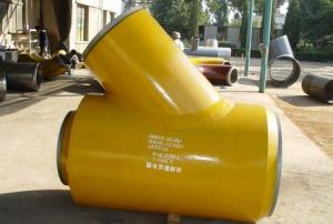 Wholesale seamless ASTM A860 WPHY46 lateral tee from china suppliers