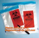 Biohazard medical specimen k bag high quality zipper bag, Specimen Transport Bag