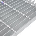 Industrial Steel Grating 30mm Bearing Bar Spacing 1000x1000mm Bright On Surface