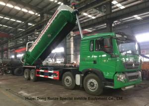 Wholesale HOWO 8x4 Septic Vacuum Trucks , Sewage Removal Truck High Capacity from china suppliers