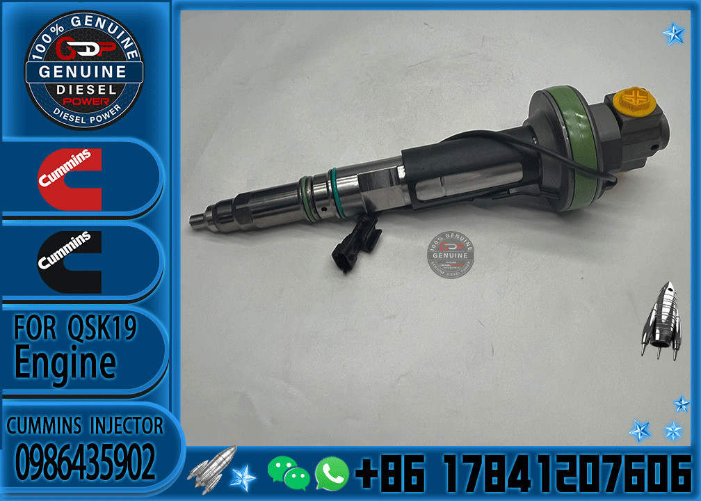 Fuel Injector 0986435615 0986435613 0986435902 F00BJ00008 F00BJ00009 For QSK19 QSK38 QSK50 QSK60 Engine