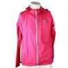 Custom Fashion Winte Pink Windbreaker Jacket Bonded Soft - Shell Machine Wash for sale