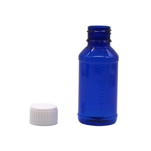 100mL PET Round Pharmacy Container for Medical Waste Screen Printed Child Safety