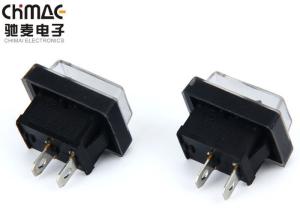 Wholesale Socket Black Rocker Switch 6A , Waterproof Small Rocker Switch 2 Pins from china suppliers
