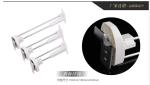COMER Chrome Metal Steel Slat wall Pegboard Accessories Wire Display Hanger