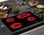 Radiant Surface 208V 8000W 23in 4 Burner Induction Cooktop