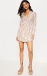 Fall Clothing Sex Deep V Mini Dress For Women