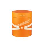 Skincare Packaging Box Round Paper Gift Box With Raffia Grass