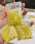 Pear Cut Synthetic Lab Grown Canary Diamonds IGI Certified