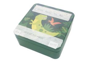 Wholesale 105X105X35mm Square PMS CMYK Food Tin Box With Lid from china suppliers