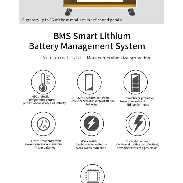 High Voltage Power Residential Storage Battery Tower HV Energy Storage Lithium Battery