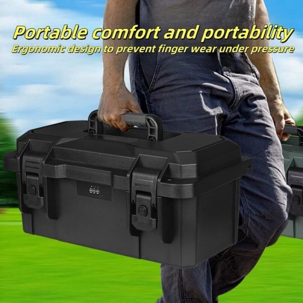 Waterproof Tool Case 496x316x239mm IP67 Lockable Customizable