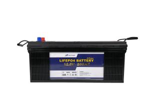 Wholesale 12V 200Ah Rechargeable Solar Power Lithium Battery For Camper Trailer from china suppliers