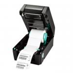 110mm wide thermal transfer label printer 300dpi black and white type barcode