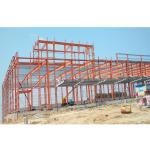 Standard Industrial Hangar 60x80 Heavy Steel Structure Metal Building Prefabrica