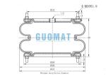 GUOMAT 12X2 Air Spring Flange Assembly SP1541 Dunlop FD 412-22 DS Contitech