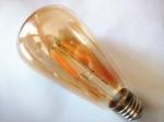 LED Bulb Filament Gloden 400 Lumen Ra 80 30000 Hours 2 years Warranty E27 Base