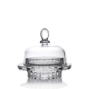 Wholesale Clear Classic Round Pattern High Quality Butter Dish from china suppliers