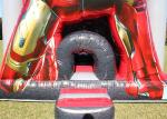 Iron Man Bouncer Inflatable Jumping Bouncy Castle Red Bounce House For Kids