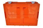 Plastic ABS First Aid Box Wall Bracket Large Orange 40x30x15cm