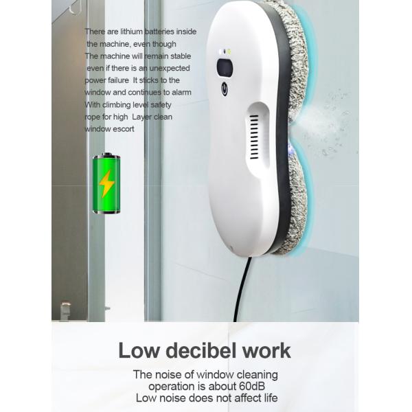 Electric Power US Window Cleaning Rise Vacuum Mops with 500mAn Battery Lithium Battery