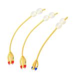 16fr 4 Way Double Balloon Latex Foley Catheter Disposable Silicone Coated