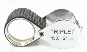 Wholesale 21MM Triplet Jewelry Loupe with Tape Wrap Protection 15X magnification from china suppliers