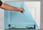 Clear Plastic Sheet Metal Protective Film , Self Adhesive Plastic Film with Anti