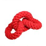 Red Color Pet Play Toys Size 20cm Cotton Linen Material For Entertainment