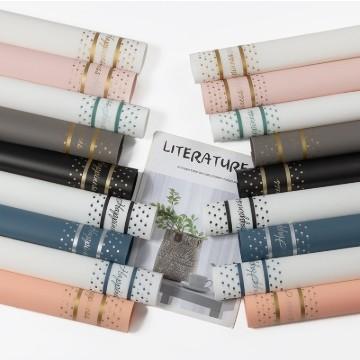 Waterproof flower packaging paper flower shop materials small beautiful Korean