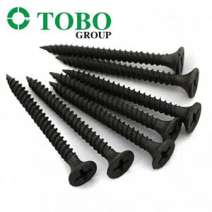 Wholesale Black Phosphated Phillips Bugle Head Fine Coarse Thread Drywall Screw 3.5x25 from china suppliers
