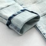 Slim Fit Long Section Kids Denim Clothes , 2 - 8 Years Children Denim Jeans
