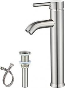 Wholesale Vessel Vanity Bathroom Faucet Tap With Brushed Nickel Single Handle from china suppliers